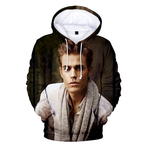 Image of The Vampire Diaries Stefan Salvatore Hoodie Sweatshirt