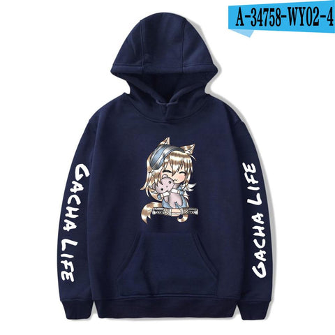 Image of Gacha Life Hoody Sweatshirt - Cartoon Game Hoodies Pullovers