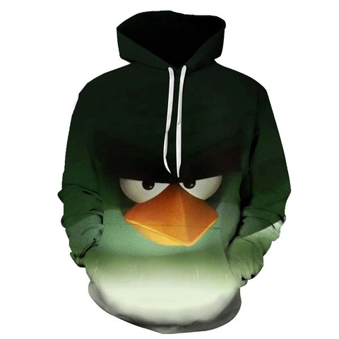 Image of The Angry Birds 3D Printed Hooded Sweatshirts Hoodies