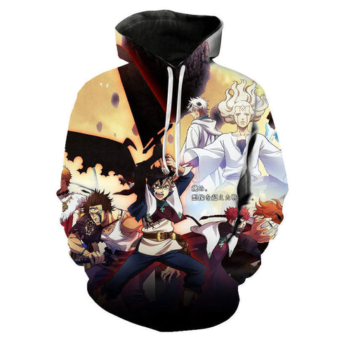 Image of Anime Black Clover Hoodies - 3D Printed Pullover