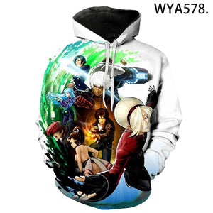 Games The King Of Fighters 3D Printed Hoodies Sweatshirts Pullover