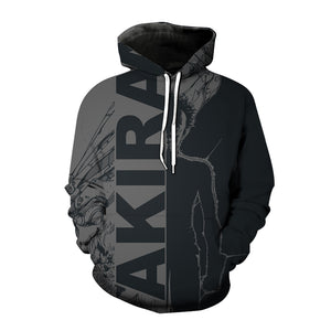 Anime 3D Printed Trendy Akira Hoodies Pullover