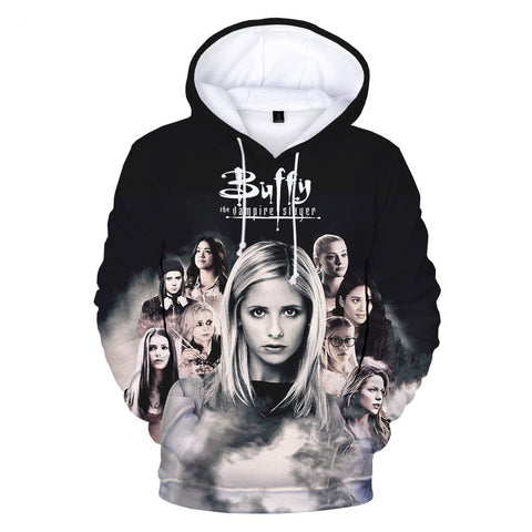 Image of TV Show Buffy the Vampire Slayer Casual Pullover Hoodies