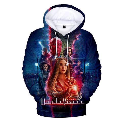 Image of Copy of Fashion 3D Printed Wanda Vision Hoodie Sweatshirts