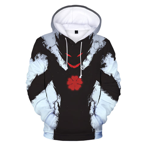 Image of Black Clover Unisex 3D Printed O-Neck Pullover Hoodies