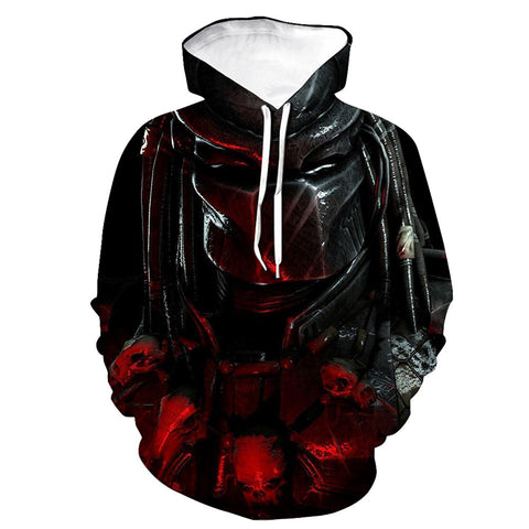 Image of The Predator 3D Printed Hooded Streetwear Hoodie