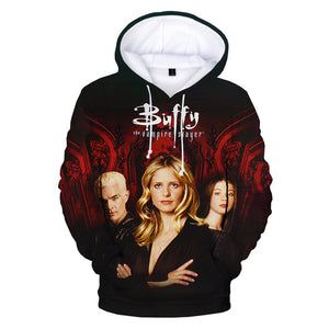 Casual TV Show Buffy the Vampire Slayer Pullover Hoodies