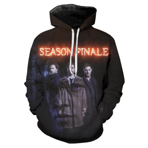 TV Series Supernatural Hoodies - 3D Printed Hooded Sweatshirts