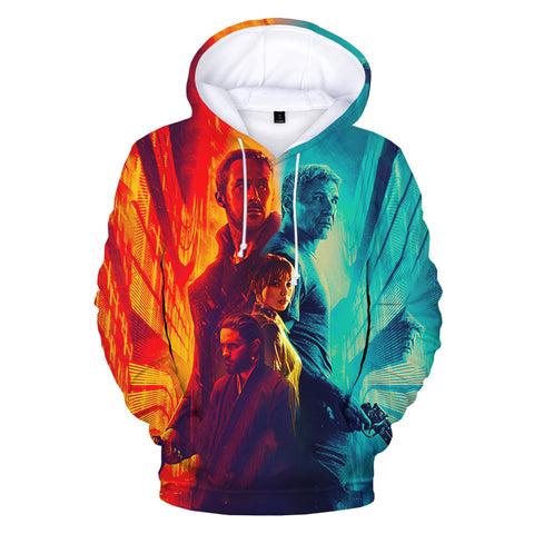 Image of Movies Blade Runner 2049 Hooded Sweatshirts Hoodies