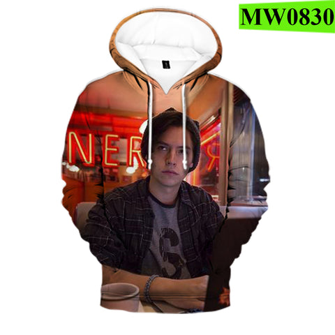 Image of 3D Printed Riverdale Hoodies Sweatshirts