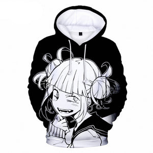 Fashion Pimi Hutoga 3D Printed Pullover Hoodie