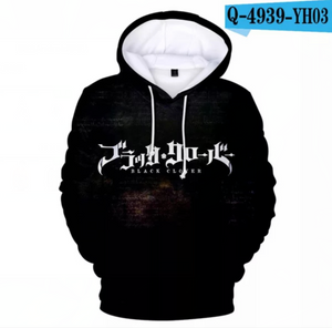 Anime Black Clover Hoodie Sweatshirt - Casual Streetwear