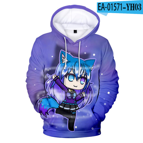 Image of Cartoon Game Gacha Life Hoody Sweatshirt Hoodies Pullovers