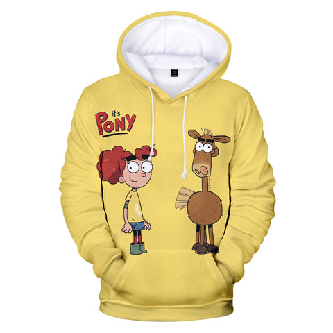 Image of 3D Printed Hooded Pullover - Funny Cartoon It's Pony Hoodies