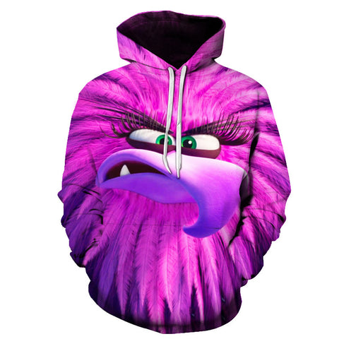 Image of 3D Printed The Angry Birds Hooded Sweatshirts Hoodies