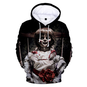 Annabelle Fashion 3D Printed Hoodies - Horror Movie Hooded Sweatshirt