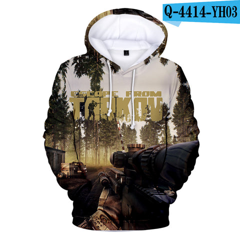 Image of Escape From Tarkov Hoodies - 3D Printed Hooded Sweatshirts Pullovers