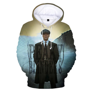 Fashion Peaky Blinders Hoodie Sportswear - Oversized 3D Printed Pullover