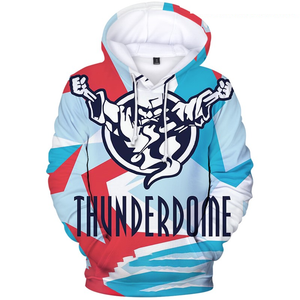 Music Thunderdome 3D Printed Hoodie - Hardcore Stylish Sweatshirt Pullover