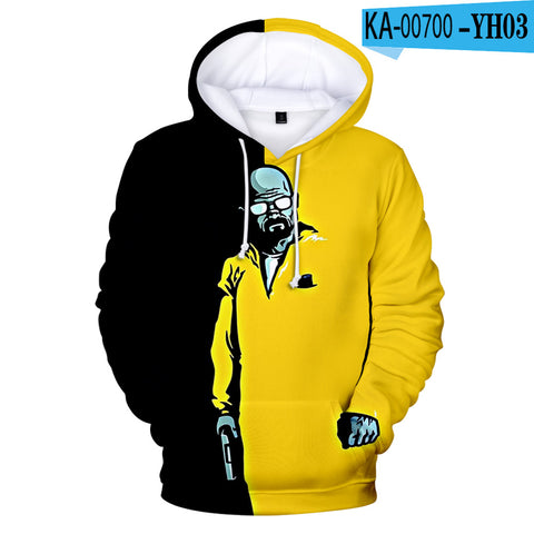 Image of Breaking Bad 3D Printed Hoodie Pullover Hoody Sweatshirt