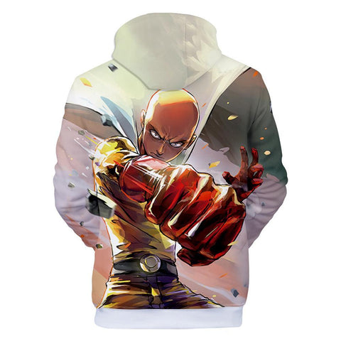 Image of One Punch Man Hoodies - Saitama Pullover Hoodie Sweatshirt