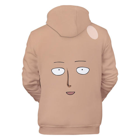 Image of One Punch Man Hoodies - Saitama Drawstring Pullover Hoodie