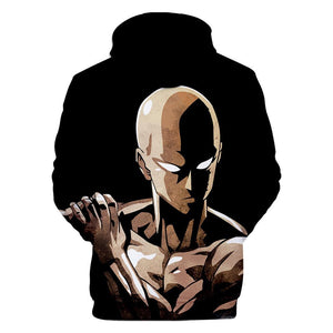 One Punch Man Hoodies - Saitama Pullover Hooded Sweatshirt