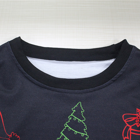 Image of Christmas Sweatshirts - Super Cute Santa Claus Jingle Bells Icon 3D Sweatshirt
