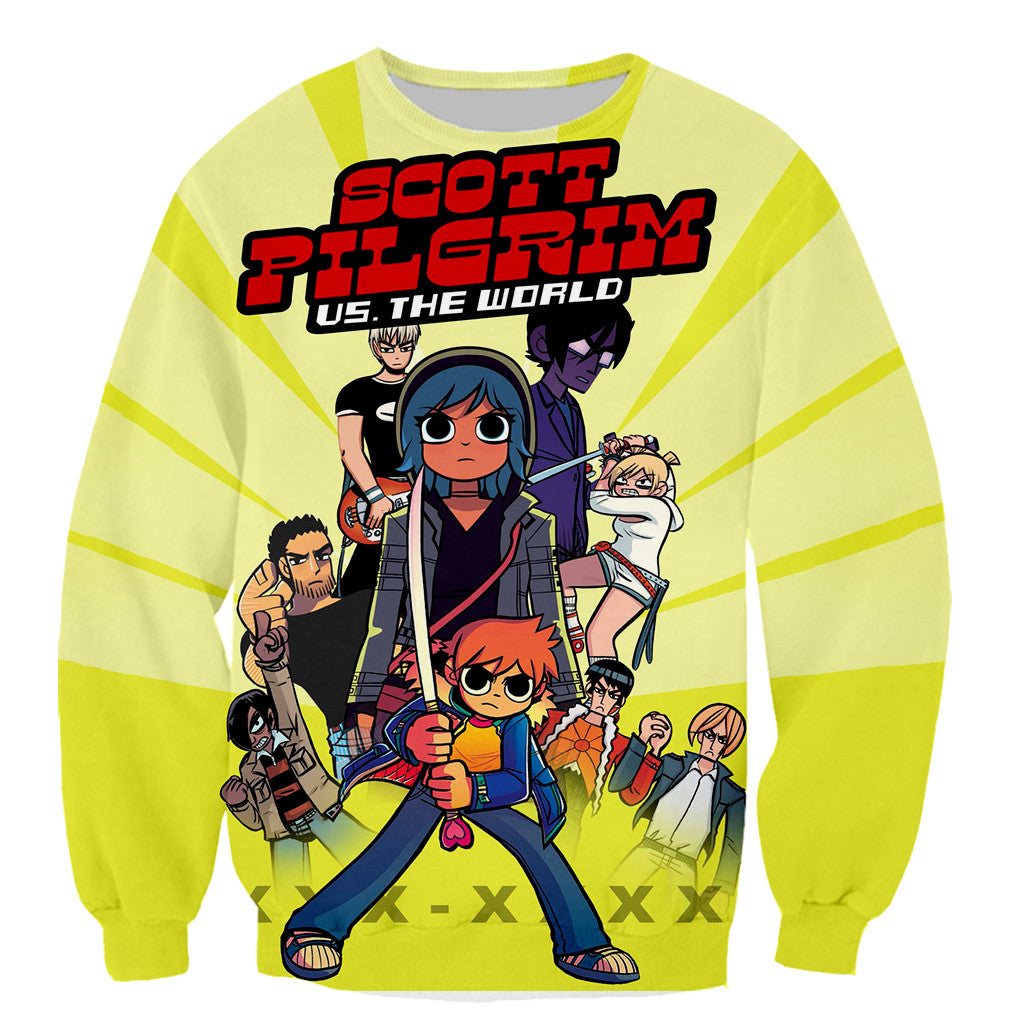 Teenage Mutant Ninja Turtles X Scott Pilgrim vs The World cartoon shirt,  hoodie, sweater, long sleeve and tank top