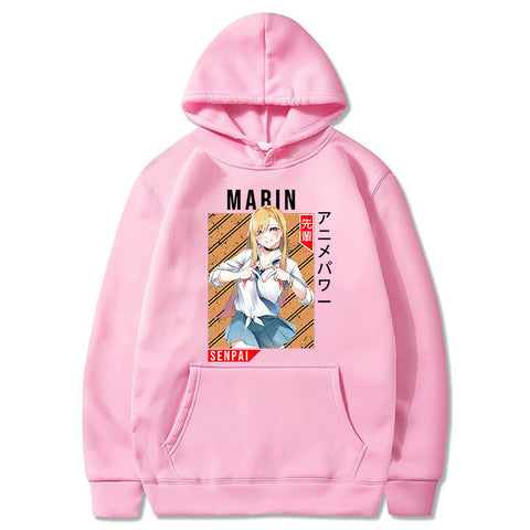 Image of Anime My Dress-Up Darling Kitagawa Marin Kawaii Print Hoodies