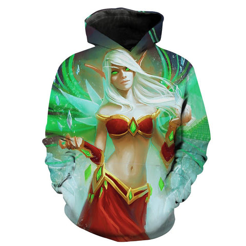 Image of World Of Warcraft Blood Elf Hoodies - Pullover Sexy Hoodie