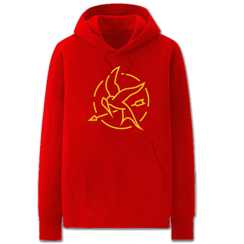 Image of Mockingjay Hoodies - Solid Color The Hunger Games: Mockingjay Fleece Hoodie
