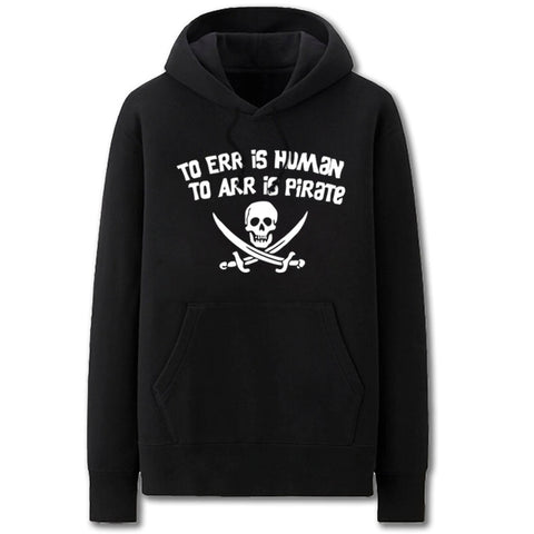 Image of Pirates of the Caribbean Hoodies - Solid Color Pirates of the Caribbean Fleece Hoodie