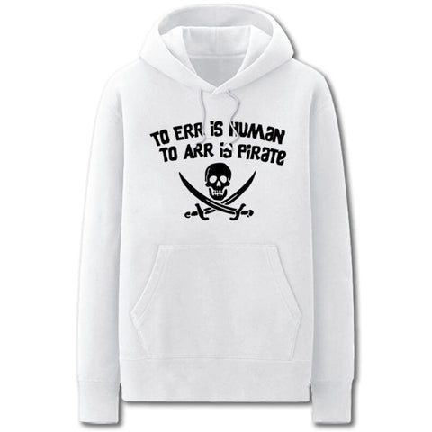 Image of Pirates of the Caribbean Hoodies - Solid Color Pirates of the Caribbean Fleece Hoodie
