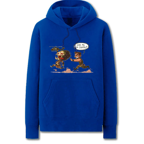 Image of Predator Hoodies - Solid Color Alien Cartoon Style Super Cute Fleece Hoodie