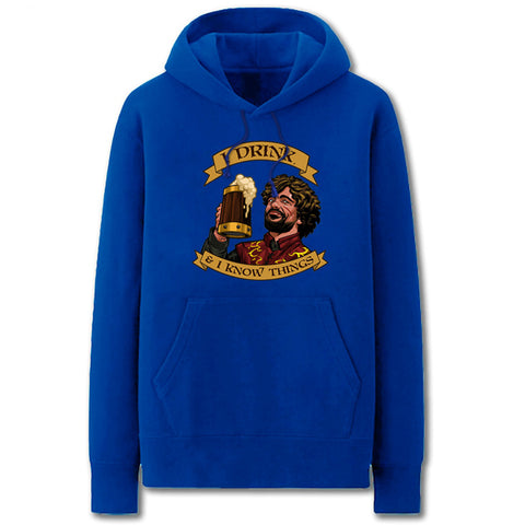 Image of A Song of Ice and Fire Hoodies - Solid Color Little Devil Gnome Cute Fleece Hoodie