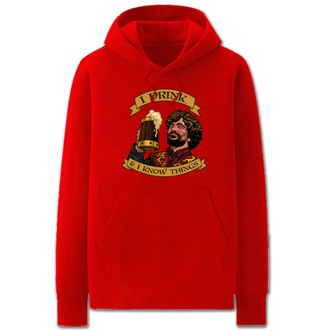 Image of A Song of Ice and Fire Hoodies - Solid Color Little Devil Gnome Cute Fleece Hoodie