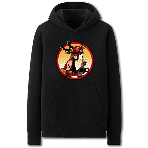 Image of ‎Suicide Squad Hoodies - Solid Color Harley Quinn Cartoon Style Fleece Hoodie