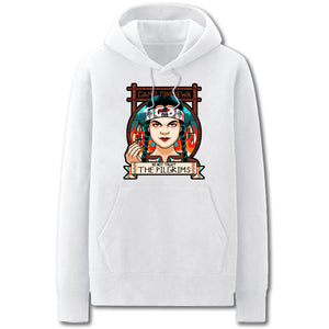 Addams Family Hoodies - Solid Color Addams Family Values Icon Fleece Hoodie