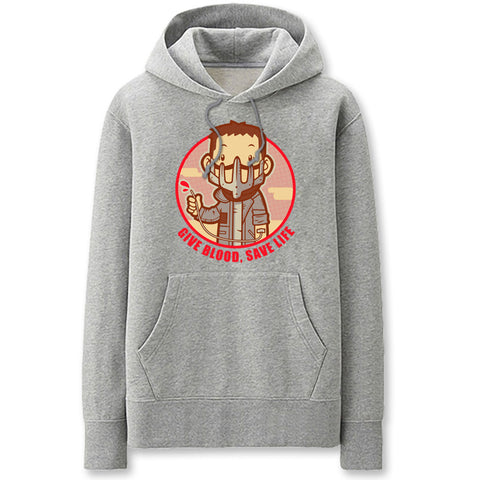 Image of Mad Max Hoodies - Solid Color Mad Max Cartoon Style Cute Fleece Hoodie