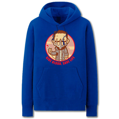 Image of Mad Max Hoodies - Solid Color Mad Max Cartoon Style Cute Fleece Hoodie
