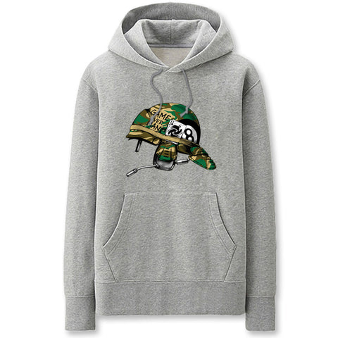 Image of Full Metal Jacket Hoodies - Solid Color Full Metal Jacket Born killer Fleece Hoodie