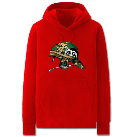 Image of Full Metal Jacket Hoodies - Solid Color Full Metal Jacket Born killer Fleece Hoodie