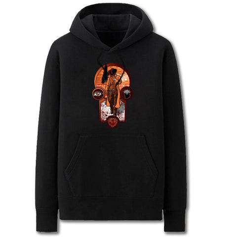 Image of Gunner's Creed Hoodies - Solid Color Gunman Roland Fleece Hoodie