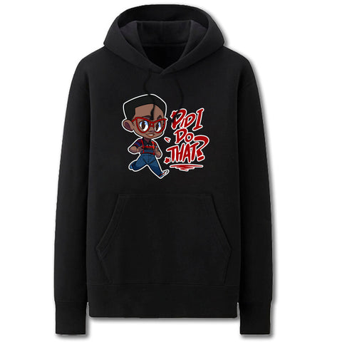 Image of Family Matters Hoodies - Solid Color Family Matters Cartoon Style Fleece Hoodie