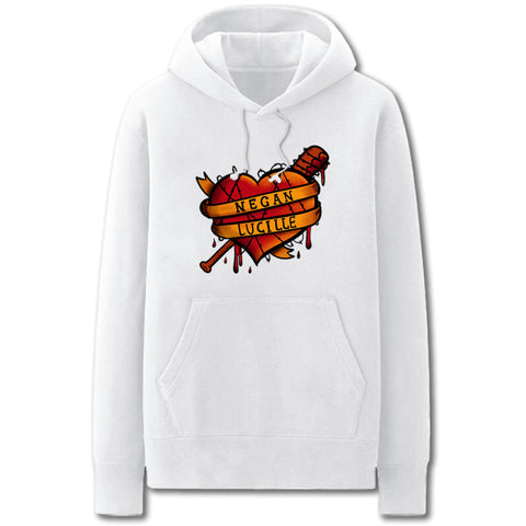 Image of The Walking Dead Hoodies - Solid Color The Walking Dead Icon Fleece Hoodie