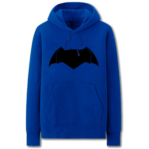 Image of Batman Hoodies - Solid Color The Rise of The Dark Knight Fleece Hoodie