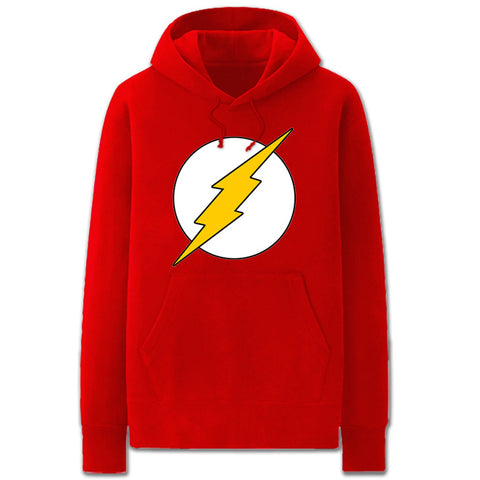 Image of The Flash Hoodies - Solid Color The Flash Icon Fleece Hoodie