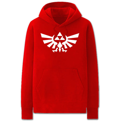 Image of Legend of Zelda Hoodies - Solid Color Legend of Zelda Super Cool Fleece Hoodie