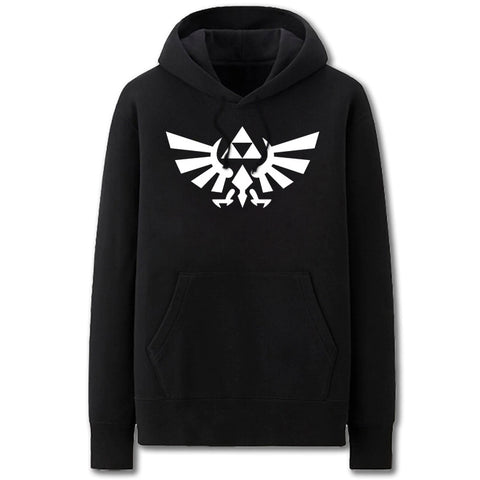 Image of Legend of Zelda Hoodies - Solid Color Legend of Zelda Super Cool Fleece Hoodie